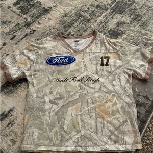 Ford Camouflage V-Neck T-Shirt